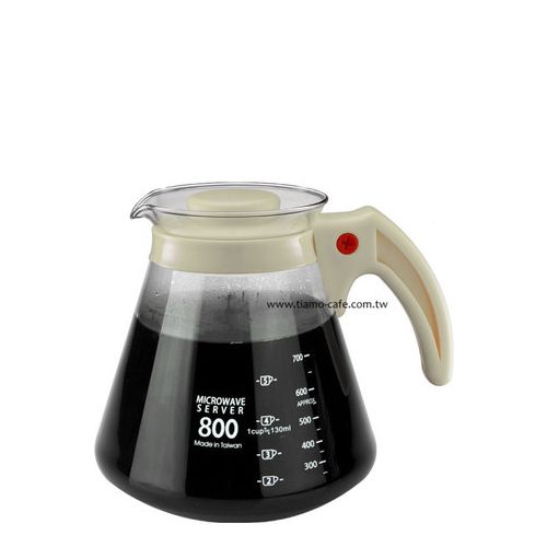 Tiamo 耐熱玻璃咖啡壺 800cc 台灣製 通過SGS檢測