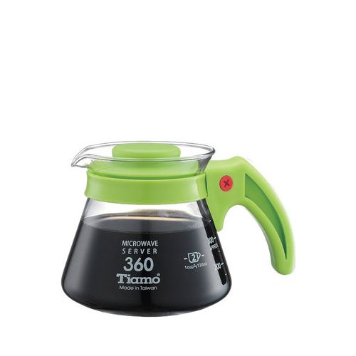 Tiamo 耐熱玻璃咖啡壺360cc 通過SGS檢測