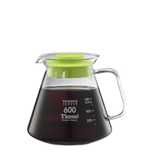 Tiamo 耐熱玻璃咖啡花茶壺600cc 通過SGS檢測
