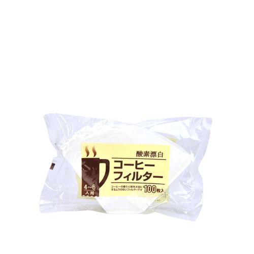 日本 103 無漂白咖啡濾紙 100入/袋裝 (4-6人用)
