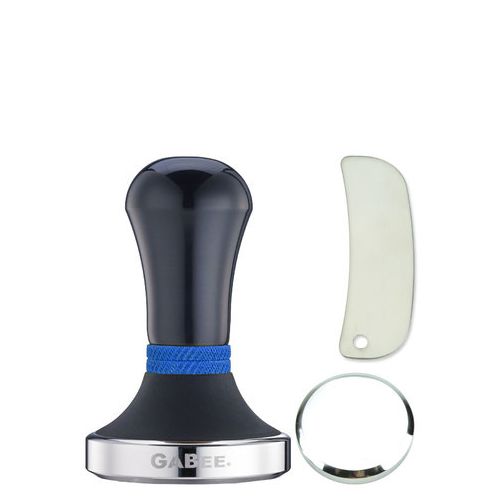 GABEE. 1406A黑色鋁柄填壓器 58 mm + B底座 + 撥粉