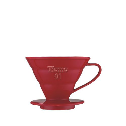 TIAMO V01 陶瓷圓錐咖啡濾器組 附量匙濾紙 通過SGS檢測