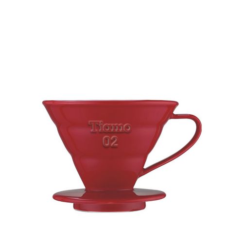 TIAMO V02陶瓷圓錐咖啡濾器組 附量匙濾紙