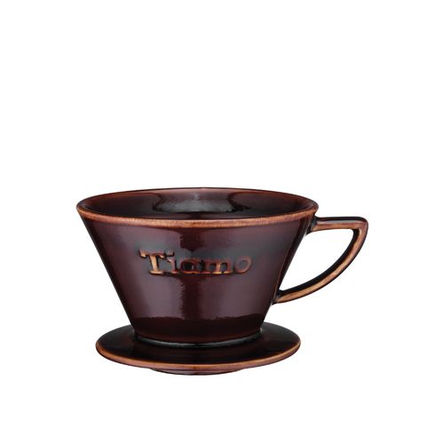 TIAMO K01 陶瓷咖啡濾器附滴水盤匙量匙