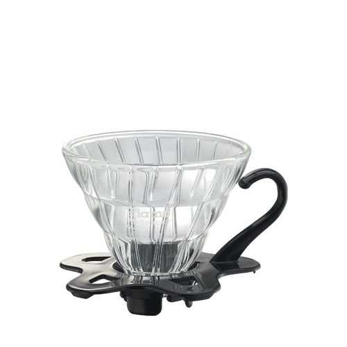 TIAMO V01 耐熱玻璃咖啡濾杯 濾器 附咖啡匙+滴水盤