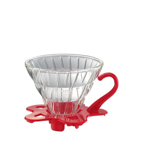 TIAMO V01 耐熱玻璃咖啡濾杯 濾器 附咖啡匙+滴水盤