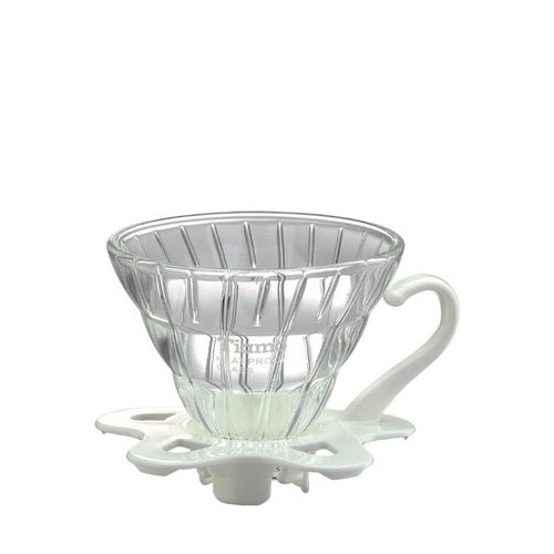 TIAMO V01 耐熱玻璃咖啡濾杯 濾器 附咖啡匙+滴水盤