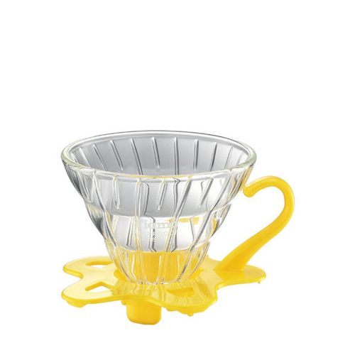 TIAMO V01 耐熱玻璃咖啡濾杯 濾器 附咖啡匙+滴水盤