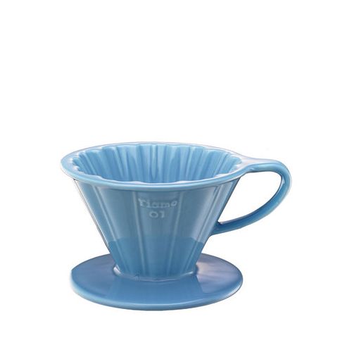 TIAMO V01花漾陶瓷咖啡濾器組 附濾紙量匙滴水盤