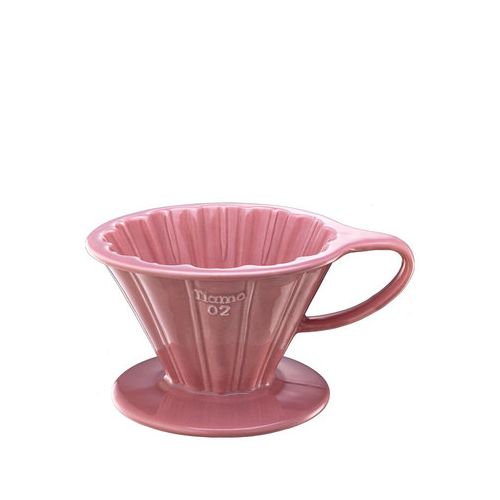 TIAMO V02花漾陶瓷咖啡濾器組 附濾紙量匙滴水盤