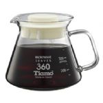 Tiamo 耐熱玻璃咖啡花茶壺360cc 通過SGS檢測合格