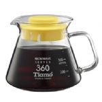 Tiamo 耐熱玻璃咖啡花茶壺360cc 通過SGS檢測合格