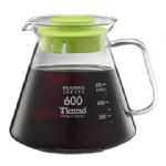Tiamo 耐熱玻璃咖啡花茶壺600cc 通過SGS檢測