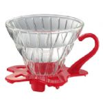 TIAMO V01 耐熱玻璃咖啡濾杯 濾器 附咖啡匙+滴水盤
