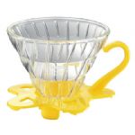 TIAMO V01 耐熱玻璃咖啡濾杯 濾器 附咖啡匙+滴水盤